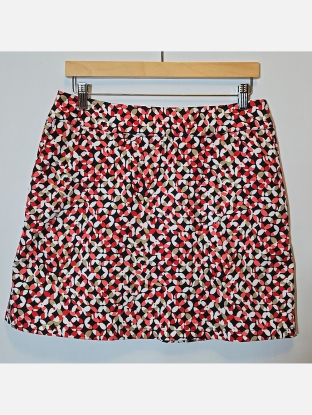 Tail Abstract Floral Print Golf Skort Size 8 White Label Pickleball Tennis Prep‎